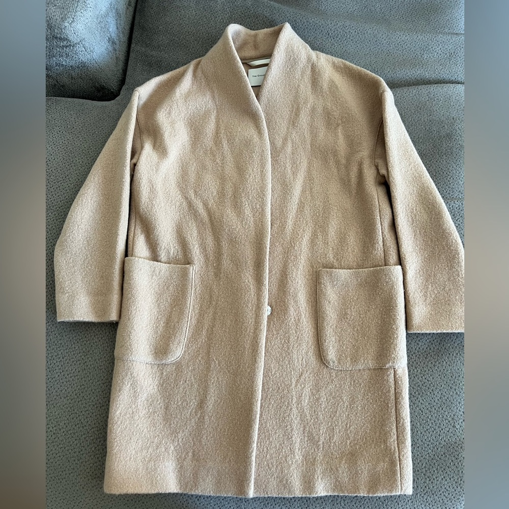 Babaton Tan Pea Coat